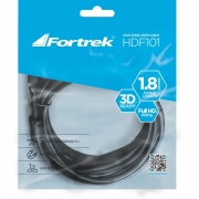 Cabo HDMI 1.4 3D Com Filtro HDF-101/1.8M Preto FORTREK