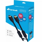 Cabo HDMI 1.4 3D Com Filtro HDF-104/10M Preto FORTREK