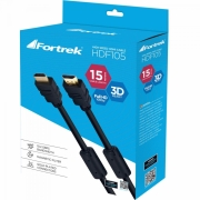 Cabo HDMI 1.4 3D Com Filtro HDF-105/15M Preto FORTREK