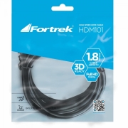 Cabo HDMI 1.4 3D HDM-101/1.8M Preto FORTREK