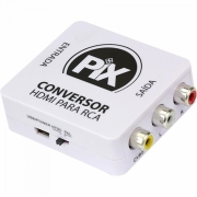 Conversor HDMI para RCA Branco PIX