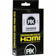 Conversor HDMI para RCA Branco PIX