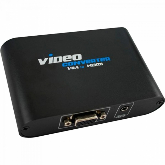 Conversor VGA Para HDMI VIDEO CONVERTER Preto PIX