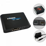 Conversor VGA Para HDMI VIDEO CONVERTER Preto PIX