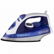 Ferro a Vapor e Seco 1100W 120V Azul BLACK DECKER