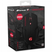 Mouse Gamer SPIDER TARANTULA OM-702 Preto/Vermelho FORTREK