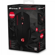 Mouse Gamer SPIDER TARANTULA OM-702 Preto/Vermelho FORTREK