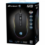 Mouse Gamer PRO M3 RGB Preto FORTREK