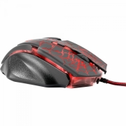 Mouse Gamer USB 3200DPI SPIDER 2 OM-705 Preto/Vermelho FORTREK