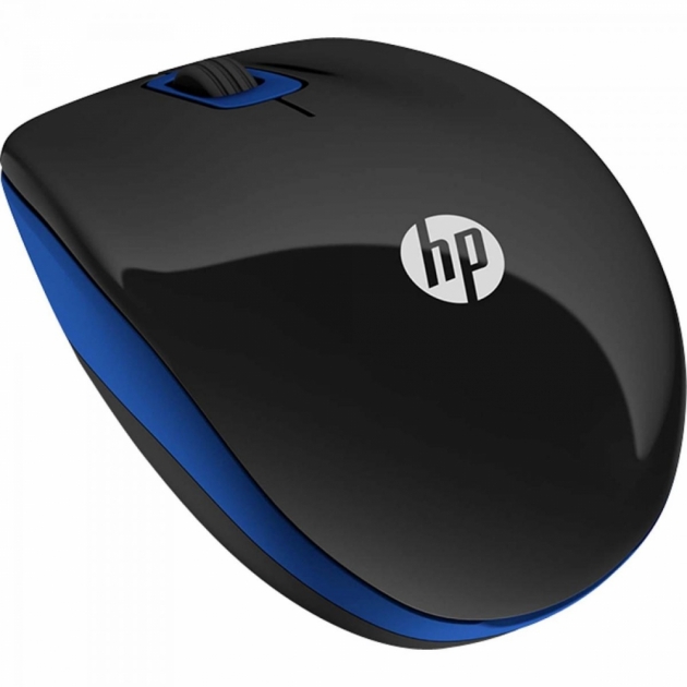 Mouse sem Fio USB 1200 DPI Z3600 Preto/Azul HP