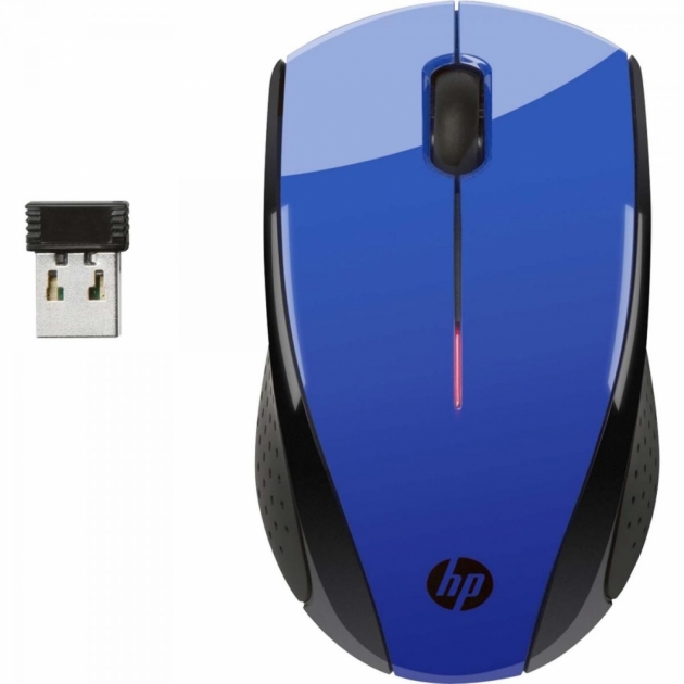 Mouse sem Fio USB 1600 DPI X3000 Azul/Preto HP