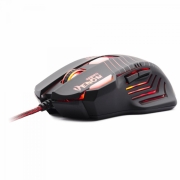 Mouse Gamer SPIDER VENOM OM-704 Preto/Vermelho FORTREK