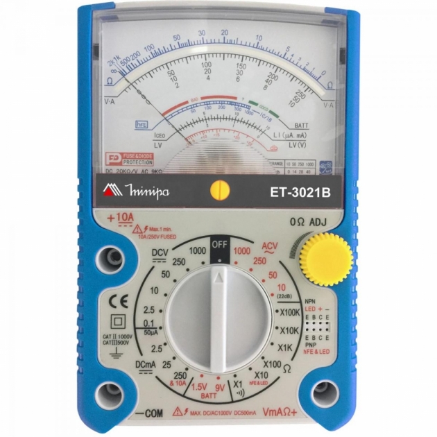 Multimetro Analogico ET3021B Azul MINIPA