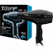 Secador de Cabelo 1900W 127V TURBO ÍON Preto TAIFF