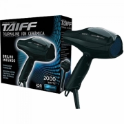 Secador de Cabelo 2000W 127V TOURMALINE ÍON CERÂMICA Preto TAIFF